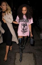 LEIGH-ANNE Pinnock Leaves Steam & Rye in London 01/21/2017