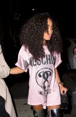 LEIGH-ANNE Pinnock Leaves Steam & Rye in London 01/21/2017