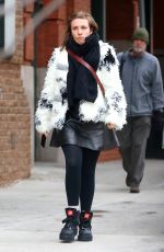 LENA DUNHAM Out and About in New York 01/10/2017