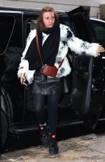 LENA DUNHAM Out and About in New York 01/10/2017