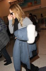 LESLIE MANN at LAX AIrport in Los Angeles 01/19/2017
