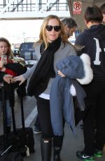 LESLIE MANN at LAX AIrport in Los Angeles 01/19/2017