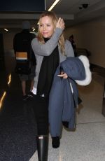 LESLIE MANN at LAX AIrport in Los Angeles 01/19/2017