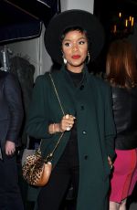 LETOYA LUCKETT at Catch LA in West Hollywood 01/26/2017