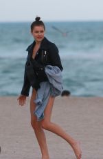 LEXI WOOD in Bikini on the Beach in Miami 12/09/2016
