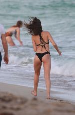 LEXI WOOD in Bikini on the Beach in Miami 12/09/2016