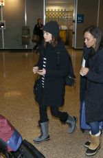LILY COLLINS Arrives in Salt Lake City 01/22/2017