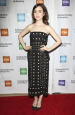 LILY COLLINS at 32nd Annual Artios Awards in Los Angeles 01/19/2017