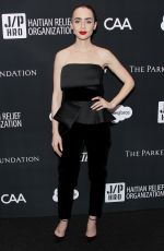 LILY COLLINS at 6th Annual Sean Penn & Friends Haiti Rising Gala in Beverly Hills 01/07/2017