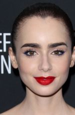 LILY COLLINS at 6th Annual Sean Penn & Friends Haiti Rising Gala in Beverly Hills 01/07/2017