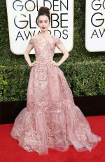 LILY COLLINS at 74th Annual Golden Globe Awards in Beverly Hills 01/08/2017