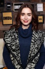 LILY COLLINS at IMDB Studio at 2017 Sundance Film Festival 01/20/2017