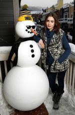 LILY COLLINS at IMDB Studio at 2017 Sundance Film Festival 01/20/2017
