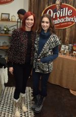 LILY COLLINS at Variety Studio at 2017 Sundance Film Festival 01/21/2017