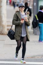 LILY COLLINS Leaves a Gym in Los Angeles 01/03/2017