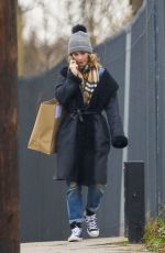 LILY JAMES Out Shopping in London 01/15/2017