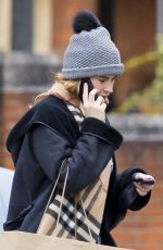 LILY JAMES Out Shopping in London 01/15/2017