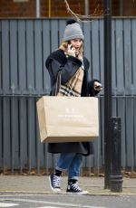 LILY JAMES Out Shopping in London 01/15/2017