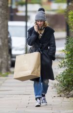 LILY JAMES Out Shopping in London 01/15/2017