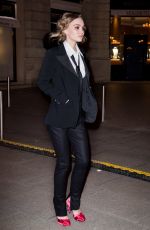 LILY-ROSE DEPP Leaves Cesar Revelations Photocall 2017 in Paris 01/16/2017