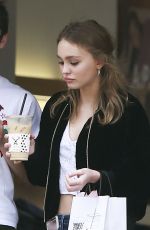 LILY-ROSE DEPP Out for Coffee in West Hollywood 01/03/2017