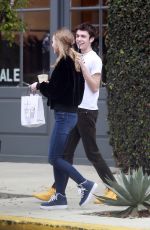 LILY-ROSE DEPP Out for Coffee in West Hollywood 01/03/2017