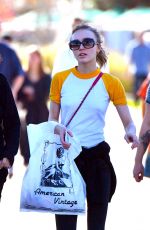 LILY-ROSE DEPP Shopping at a Flea Market in Los Angeles 01/10/2017