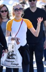 LILY-ROSE DEPP Shopping at a Flea Market in Los Angeles 01/10/2017