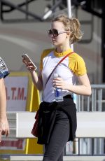 LILY-ROSE DEPP Shopping at a Flea Market in Los Angeles 01/10/2017