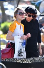 LILY-ROSE DEPP Shopping at a Flea Market in Los Angeles 01/10/2017