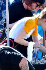 LILY-ROSE DEPP Shopping at a Flea Market in Los Angeles 01/10/2017