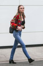 LILY-ROSE DEPP Shopping at Chanel Store in Beverly Hills 01/02/2017