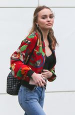 LILY-ROSE DEPP Shopping at Chanel Store in Beverly Hills 01/02/2017