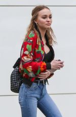 LILY-ROSE DEPP Shopping at Chanel Store in Beverly Hills 01/02/2017