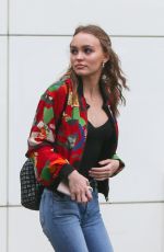 LILY-ROSE DEPP Shopping at Chanel Store in Beverly Hills 01/02/2017