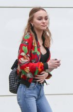 LILY-ROSE DEPP Shopping at Chanel Store in Beverly Hills 01/02/2017