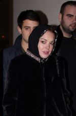 LINDSAY LOHAN Arrives in Istanbul 01/23/2017