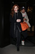 LINDSAY LOHAN Night Out in Milan 01/15/2017