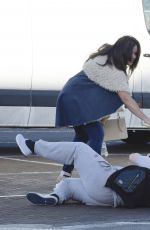 LISA APPLETON Attacks Paparazzi in Warrington 01/03/2017