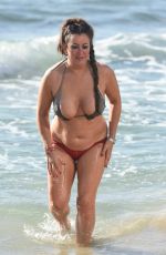 LISA APPLETON in Bikini on the Beach in Spain 01/20/2017