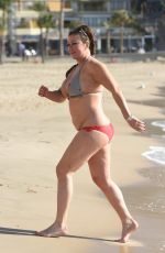 LISA APPLETON in Bikini on the Beach in Spain 01/20/2017