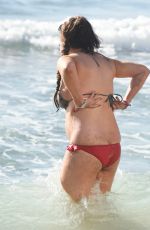 LISA APPLETON in Bikini on the Beach in Spain 01/20/2017