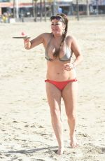 LISA APPLETON in Bikini on the Beach in Spain 01/20/2017