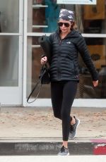 LISA RINNA Leaves a Yoga Class in Studio City 01/03/2017