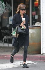 LISA RINNA Out for Coffee in Beverly Hills 01/04/2017