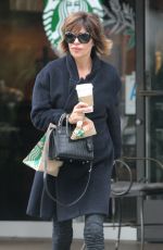 LISA RINNA Out for Coffee in Beverly Hills 01/04/2017