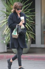 LISA RINNA Out for Coffee in Beverly Hills 01/04/2017