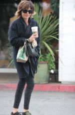 LISA RINNA Out for Coffee in Beverly Hills 01/04/2017