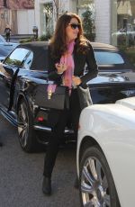 LISA VANDERPUMP Out in Beverly Hills 01/14/2017
