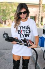 LIZIANE GUTIERREZ at a Gas Station in Summerlin 12/14/2016